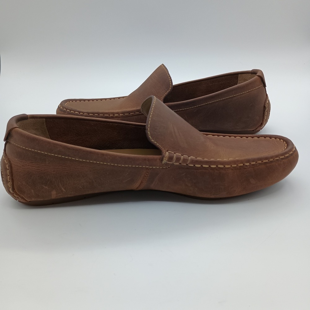 Cole Haan Gunnison Brown Leather Driver Loafers Mens 10M C11401 - Picture 9 of 11